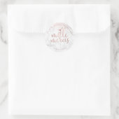 PixDezinesマーブルフェイクバラ金ゴールドミルメルシス ラウンドシール (バッグ)