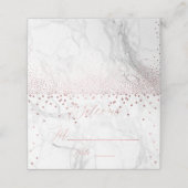 PixDezinesマーブルフェイクバラ金ゴールド紙吹雪 プレイスカード (外部開封)