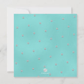 PixDezinesミニマリストDIYプラチナ（ユダヤ教の）バル・ミツバー 招待状 (裏面)