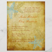 PixDezinesメッセージのボトル結婚式招待状 (裏面)