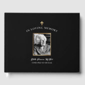 PixDezinesメモリアル/葬儀wクロスゲストブック ゲストブック (正面)