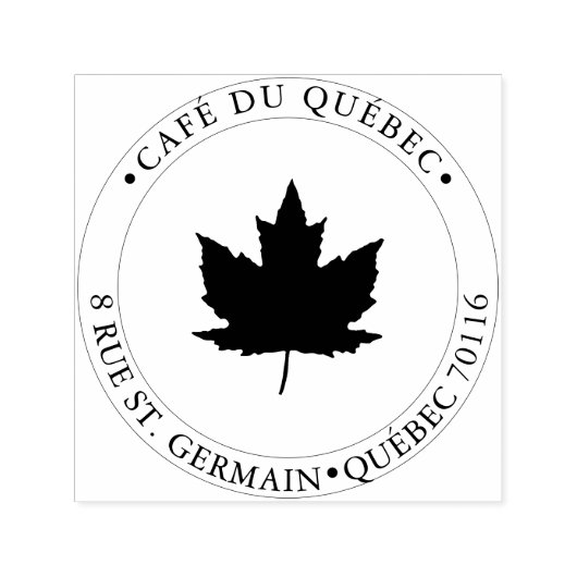 PixDezinesメープルリーフ セルフインキングスタンプ (デザイン)