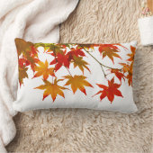 PixDezinesメープル離れカラー/ディービー背景色 ランバークッション (ブランケット)