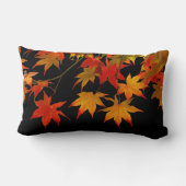 PixDezinesメープル離れカラー/ディービー背景色 ランバークッション (裏面)