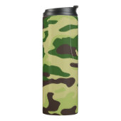 PixDezinesモノグラムドッグタグフォレストグリーンカモフラージュ タンブラー (回転左)