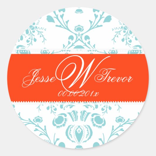 PixDezinesモノグラムドルセダマスク、DIYカラー ラウンドシール (正面)