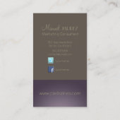 PixDezinesモノグラム（旧）レトロカラー/DIY 名刺 (裏面)