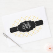 PixDezinesモロッコトレリス/DIYカラー 楕円形シール (封筒)