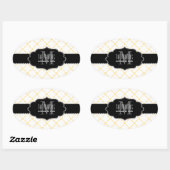 PixDezinesモロッコトレリス/DIYカラー 楕円形シール (シート)