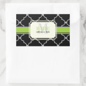 PixDezinesモロッコトレリス/DIYカラー 長方形シール (バッグ)