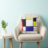 PixDezinesモンドリアンアーツ1/diy背景 クッション (椅子)