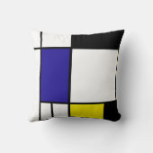 PixDezinesモンドリアンアーツ1/diy背景 クッション (裏面)