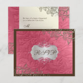 PixDezinesラスティックスワール/シフェイクルバー 出欠カード (正面/裏面)