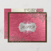 PixDezinesラスティックスワール/シフェイクルバー 出欠カード (正面/裏面)