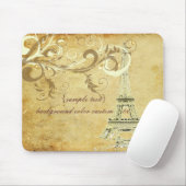 PixDezinesラツアーエッフェル+スワール、パーチフェイクメント マウスパッド (マウス)