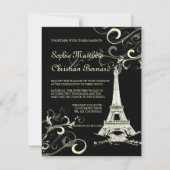 PixDezinesラツアーエッフェル+スワール 招待状 (裏面)