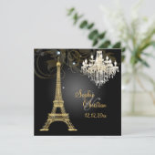 PixDezinesラツアーエッフェル/パリ 招待状 (スタンド正面)