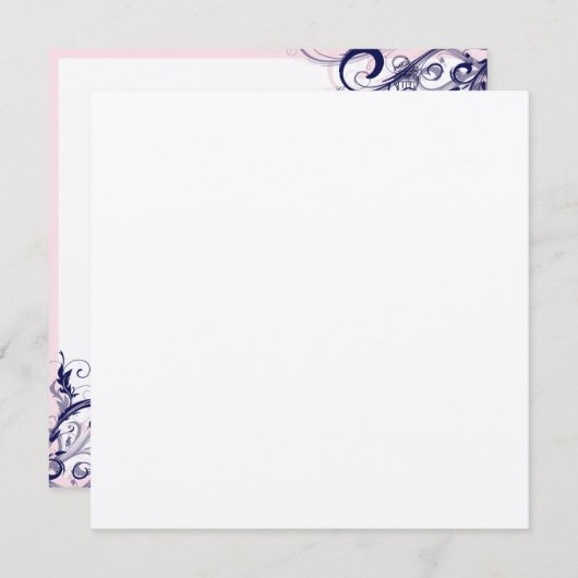 PixDezinesラツアーエッフェル/パリ 招待状 (正面/裏面)