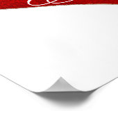 PixDezinesラブ赤いハート ポスター (角)