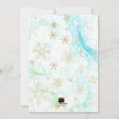 PixDezinesラブ+ライトハヌカ/雪片+大理石 シーズンカード (裏面)