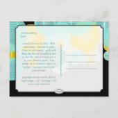 PixDezinesランタンは日付を保存 案内ポストカード (裏面)