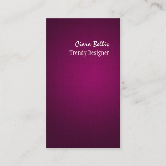 PixDezinesリネンメフェイクロット 名刺 (正面)