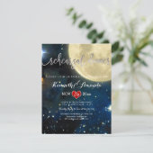 PixDezinesリハーサルディナー/スターリーナイト/月 招待状 (スタンド正面)