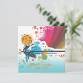 PixDezinesレトロサーファ、宛先イベント 招待状 (スタンド正面)