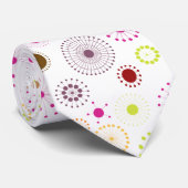 PixDezinesレトロスターカスタム、背景色! ネクタイ (ロール)