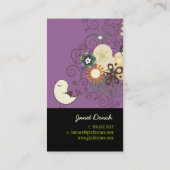 PixDezinesレトロチックス+らせん状 名刺 (裏面)