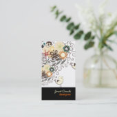 PixDezinesレトロチックス+らせん状 名刺 (スタンド正面)