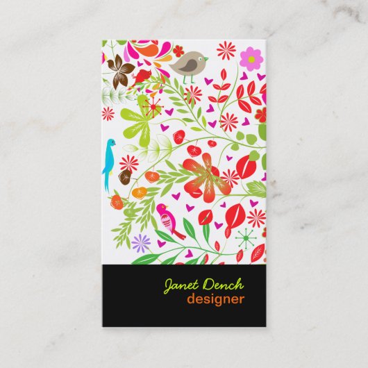 PixDezinesレトロツリー 名刺 (正面)