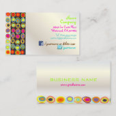 PixDezinesレトロデザイン名刺 名刺 (正面/裏面)