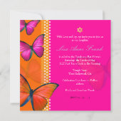 PixDezinesレトロパピロン、バルミツワー 招待状 (裏面)