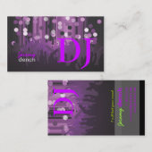 PixDezinesレトロDJ+ダンスホール 名刺 (正面/裏面)