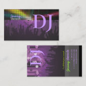 PixDezinesレトロDJ+ダンスホール 名刺 (正面/裏面)