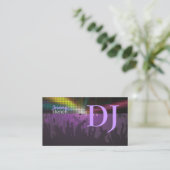 PixDezinesレトロDJ+ダンスホール 名刺 (スタンド正面)