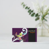 PixDezinesレトロHinks/DIY背景色 名刺 (スタンド正面)