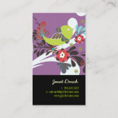 PixDezinesレトロHinks/DIY背景色 名刺 (裏面)