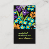 PixDezinesレトロIris/DIYバ日本のックグラウンド 名刺 (正面)