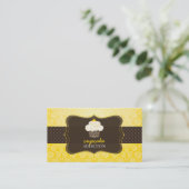 PixDezinesレモンゼストカップケーキ/パティスリー 名刺 (スタンド正面)