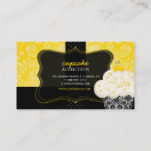 PixDezinesレモンゼストカップケーキ/パティスリー 名刺 (裏面)