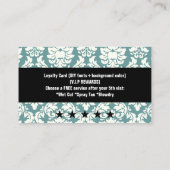 PixDezinesロイヤリティカード/ベルサイユダマスク ロイヤリティカード (裏面)