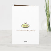 PixDezinesヴィンテージが旋回/結婚's Thank You サンキューカード (裏面)