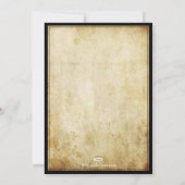 PixDezinesヴィンテージつる植物+バロック式フレーム セーブザデート (裏面)