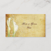 PixDezinesヴィンテージカラユリ、シーティングカード プレイスカード (裏面)