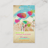 PixDezinesヴィンテージグランジ♥♥フローラ 名刺 (裏面)