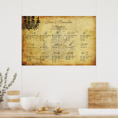 PixDezinesヴィンテージシャンデリア/シーティングプラン/アルファ ポスター (キッチン)