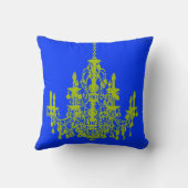 PixDezinesヴィンテージシャンデリア/DIY背景 クッション (裏面)