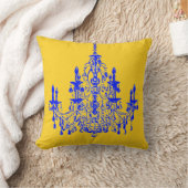 PixDezinesヴィンテージシャンデリア/DIY背景 クッション (ブランケット)